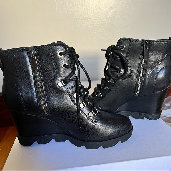 NWT Sorel Joan Uptown Waterproof Leather Ankle Bootie - Picture 13 of 14